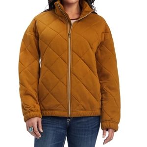 Ariat (new) small women's Real Quilted Jacket in bronze brown Item 10041644